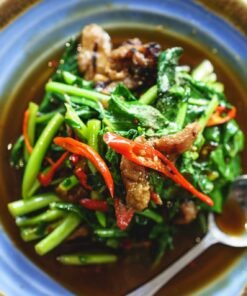 Chinese Broccoli with Marinated Pork