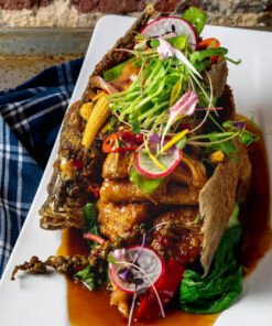 Fried Barramundi with Sweet Chilli Sauce