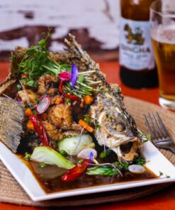 Fried Barramundi with Tamarind Sauce